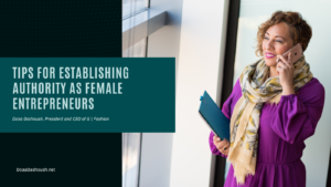 Doaa Dashoush Tips for Establishing Authority as Female Entrepreneurs